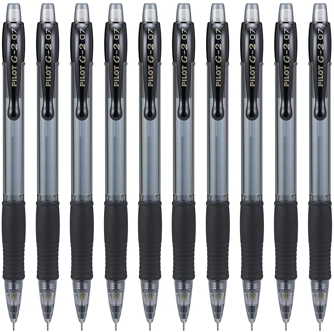 Amazon.com : PILOT Mechanical Pencil G2-07mm Lead -with Black